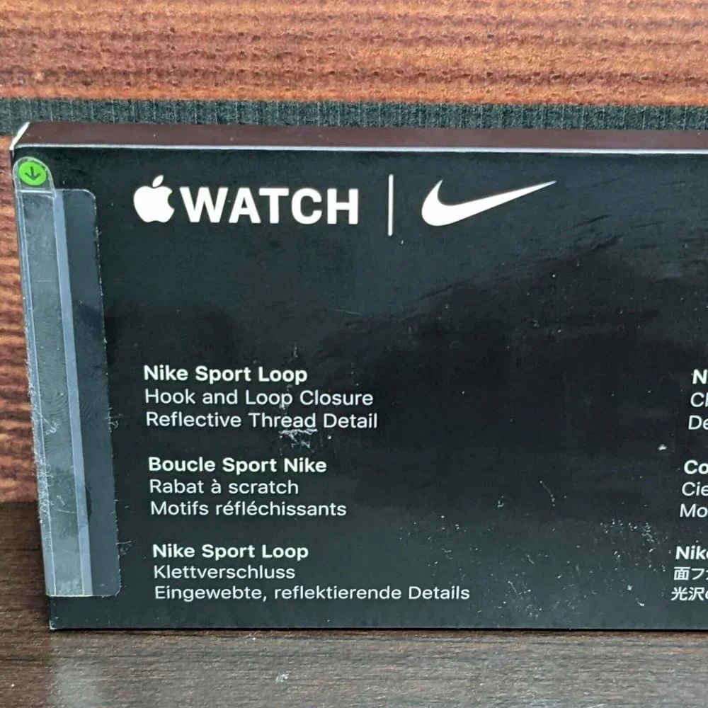 Apple Watch Nike Sport Loop Band Hyper Crimson/Neptune Green 38 40 41 mm S/M M/L